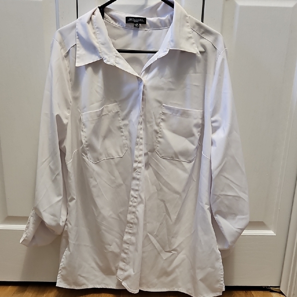 White Button-Up Shirt